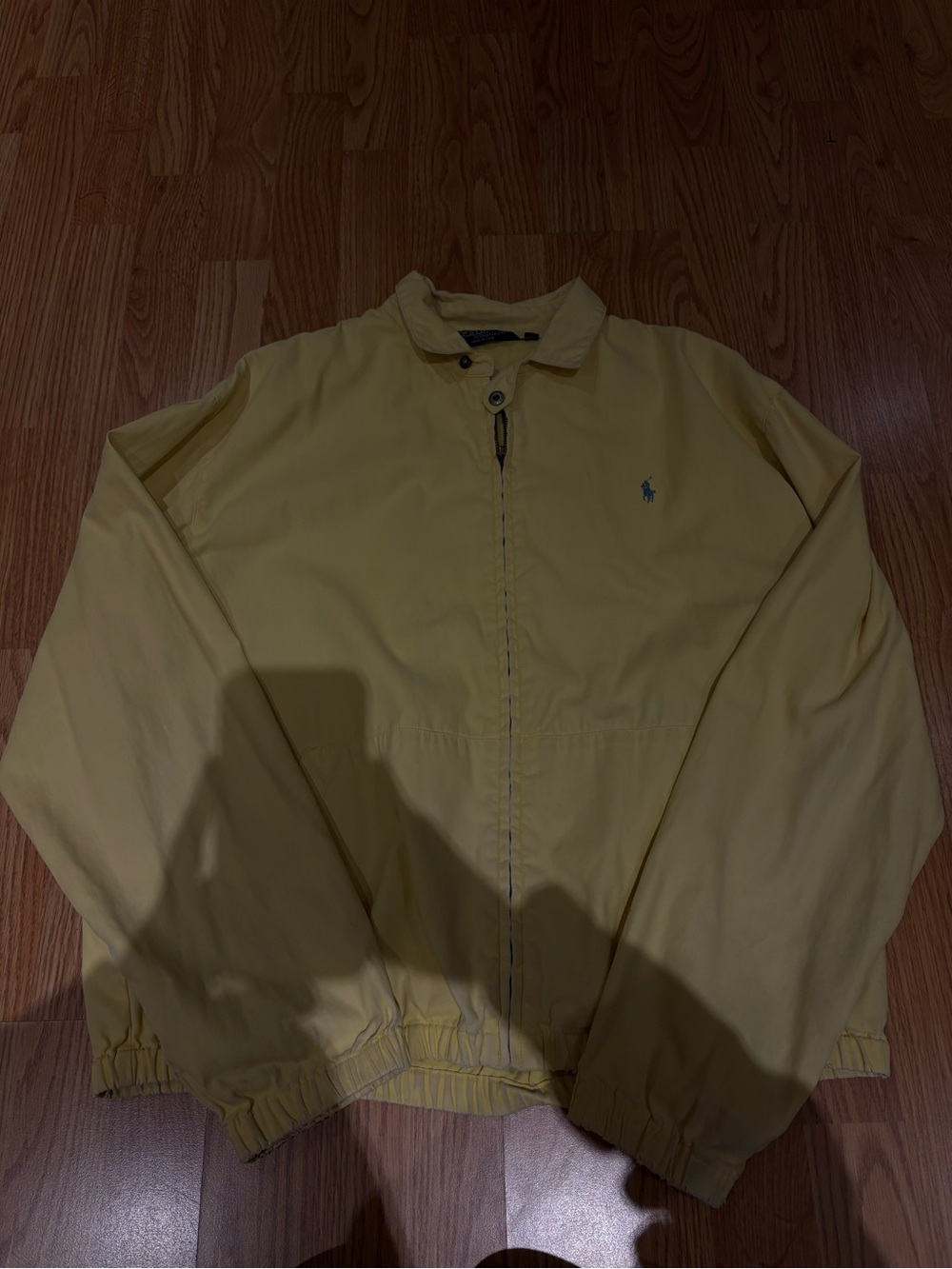 Polo by Ralph Lauren Pale Yellow Lightweight Zip-Front Jacket